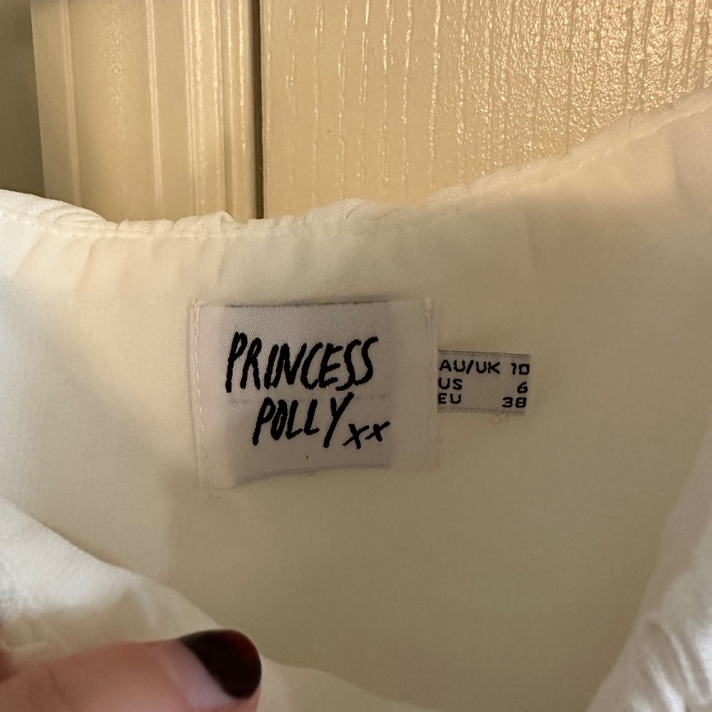 Princes Polly white cropped top - Picture 2 of 4
